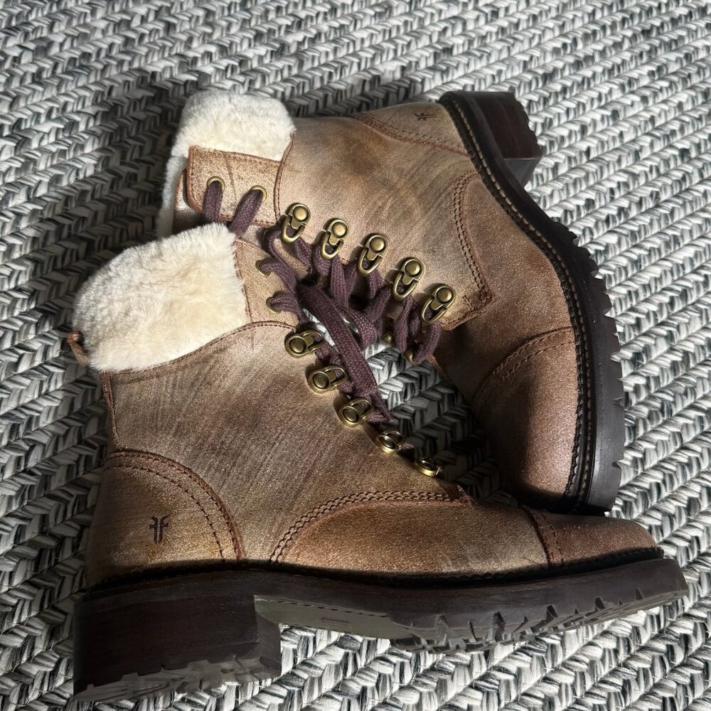 Frye Samantha Hiker Lace-up Boot